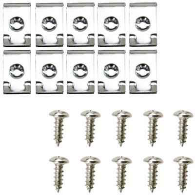Body Clips and Screws for Scooters - 10 Pack - VMC Chinese Parts