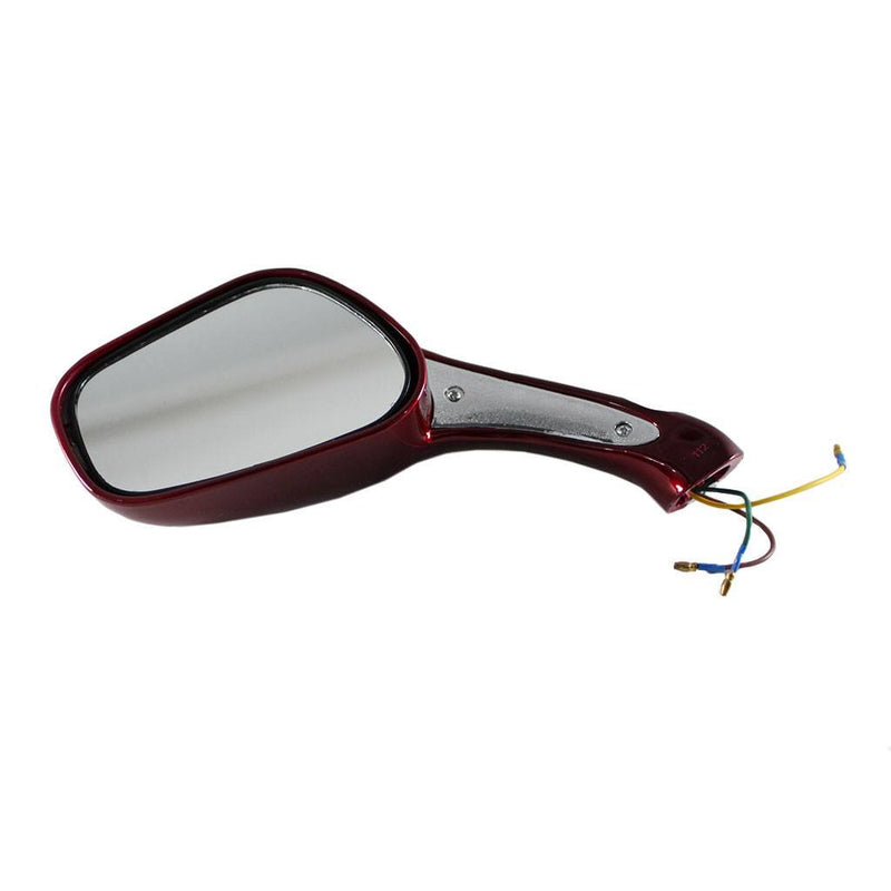Scooter Rear View Mirror Set with Turn Signals - Maroon – VMC Chinese Parts