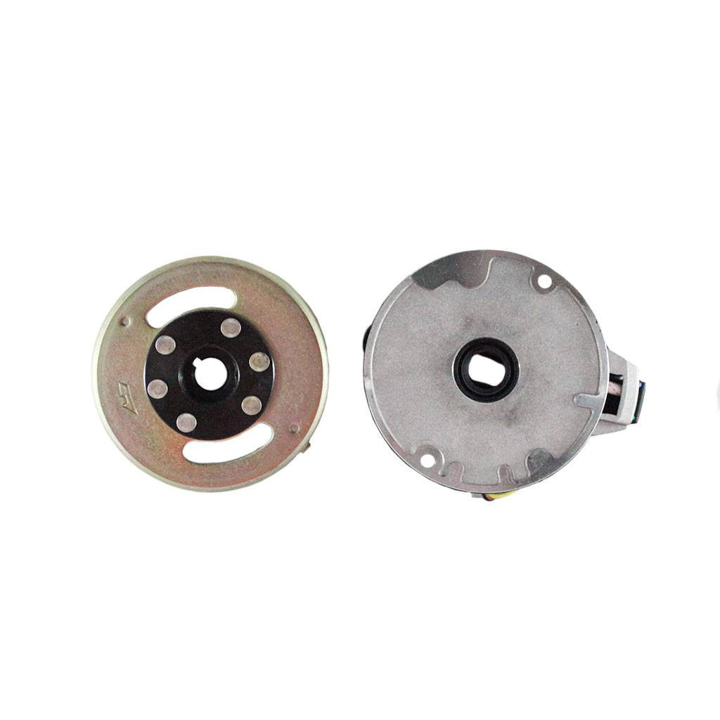 Stator Magneto With Matching Flywheel - 2 Coil - 50cc 70cc