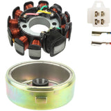 Stator Magneto with Matching Flywheel -11 Coil - GY6 125cc 150cc - VMC Chinese Parts