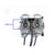 Chinese Twin Cylinder Carburetor - Cable Choke - 250cc - Version 30 - VMC Chinese Parts