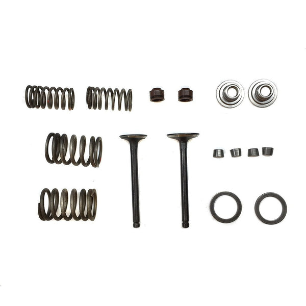Valve Set With Springs & Clips - 70cc-110cc ATV Engines - Version 2 - VMC Chinese Parts