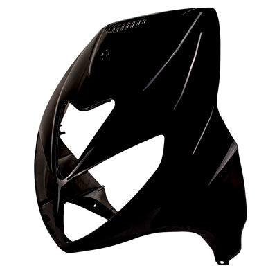 Face Panel / Headlight Housing Panel for Jonway Scooter -Black - VMC Chinese Parts