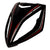 Face Panel / Headlight Housing Panel for Taotao Quantum 150 Scooter -Black with Red - VMC Chinese Parts