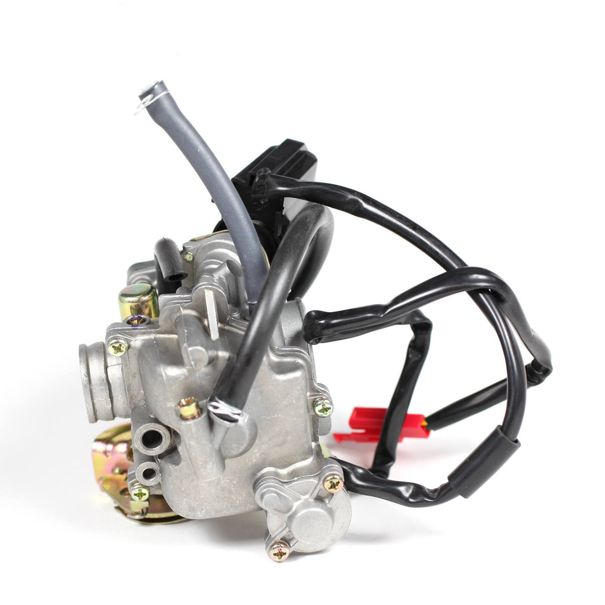 Carburetor - PD18J - GY6 50cc - Plastic Top and Rubber Drain Line - GY6 50cc - Version 9 - VMC Chinese Parts