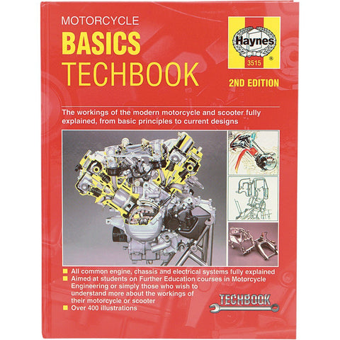 Haynes Motorcycle Basics Manual - 3515 - Basic Principles Techbook - [HM-1083]