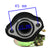 Intake Manifold - 22mm - GY6 125cc, 150cc " Most Popular" - Version 16 - VMC Chinese Parts