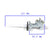 Gas Petcock Fuel Shut Off Valve for 5/16" Fuel Hose - Version 7 - VMC Chinese Parts