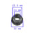 16 x 22.5 x 17.5 - Plastic Flanged Bushing - VMC Chinese Parts