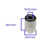 Bushing - 10.5 x 23 x 35 - Encased Rubber Bushing - VMC Chinese Parts