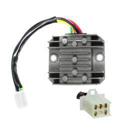 Voltage Regulator - 5 Wire / 1 Plug for 250cc - Version 2 - VMC Chinese Parts