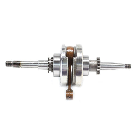 Crankshaft with 16 Tooth Oil Pump Drive Gear - GY6 50cc Scooter - Version 2
