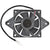Radiator Cooling Fan for Water Cooled 200cc, 250cc ATVs, Go-Karts - Version 3 - VMC Chinese Parts