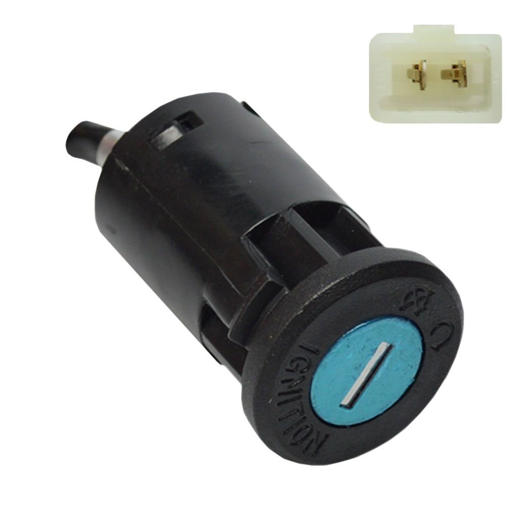 Ignition Key Switch - 2 Wire - Tao Tao Electric ATVs E1-350, E2-350, E1-500, E2-500 - VMC Chinese Parts
