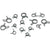 Moose Racing Wire Clamps - 15 Piece - 3 Size Assortment - [M30040] - VMC Chinese Parts