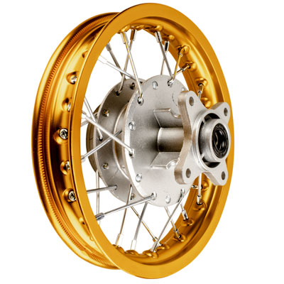 Rim Wheel - Rear - 10.0 x 1.4 Inch - 12mm ID - 28 Spokes - Honda XR50 CRF50 with Drum Brake - Version 1051 - VMC Chinese Parts