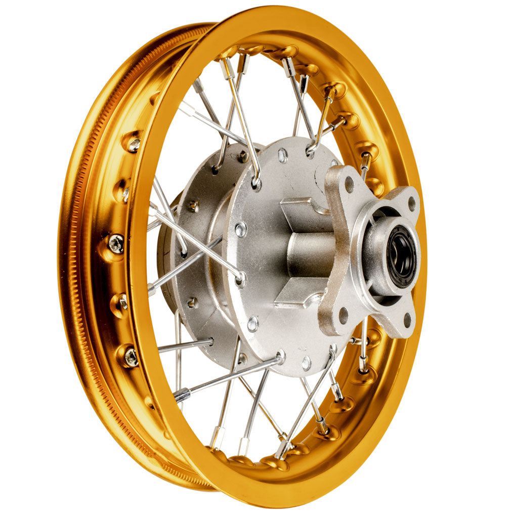 Rim Wheel - Rear - 10.0 x 1.4 Inch - 12mm ID - 28 Spokes - Honda XR50 CRF50 with Drum Brake - Version 1051 - VMC Chinese Parts