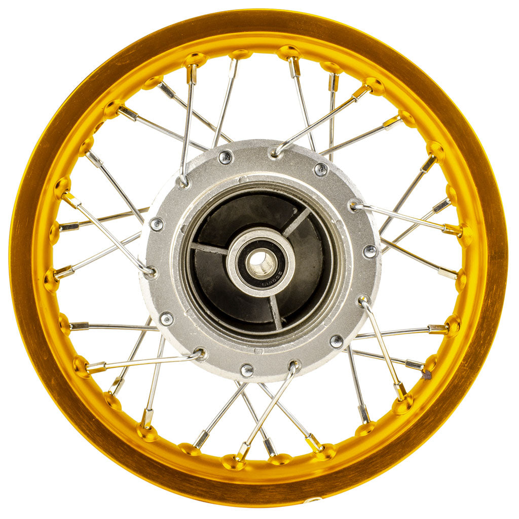 Rim Wheel - Rear - 10.0 x 1.4 Inch - 12mm ID - 28 Spokes - Honda XR50 CRF50 with Drum Brake - Version 1051 - VMC Chinese Parts
