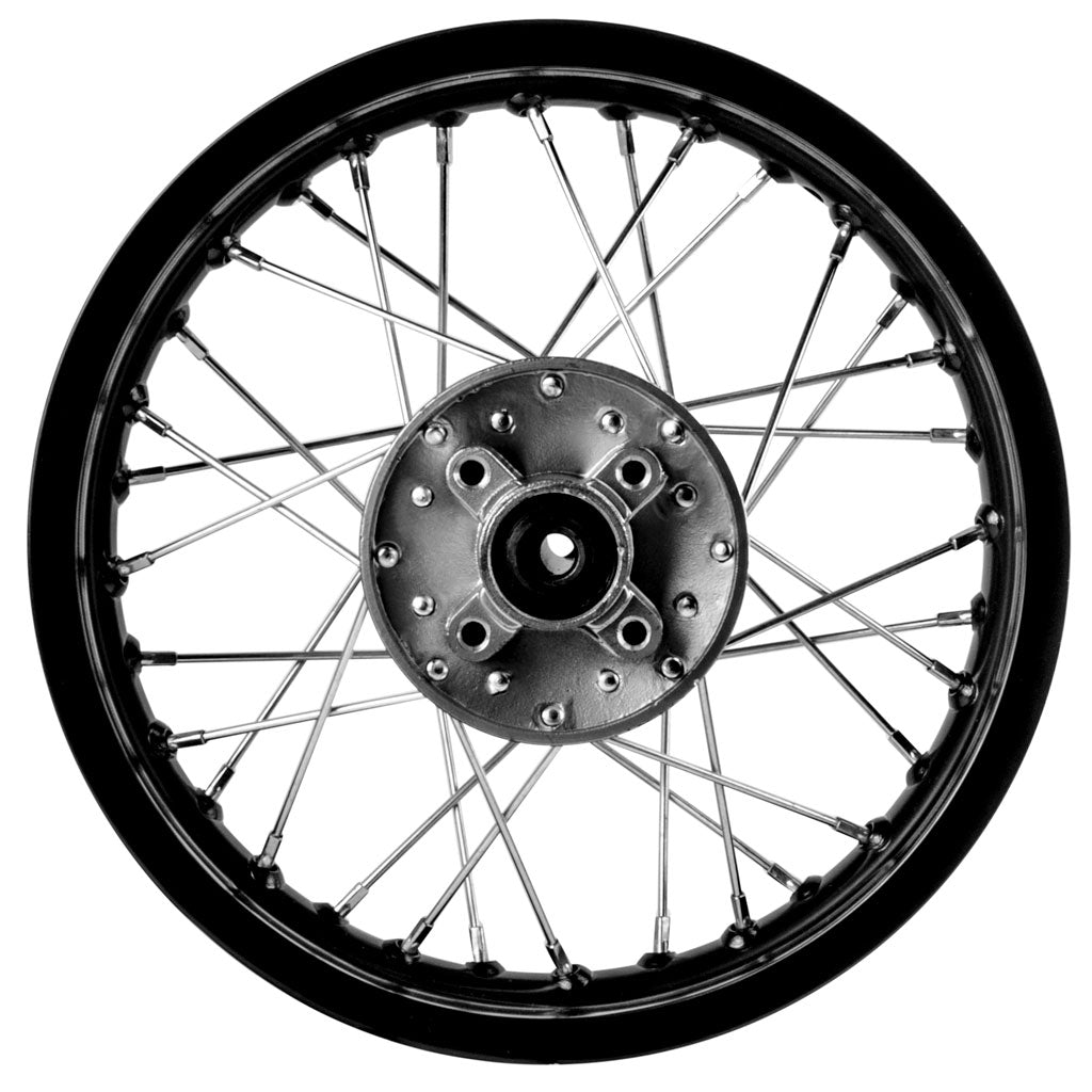 Rim Wheel - Rear - 12.0 x 1.6 Inch - 12mm ID - 32 Spokes - Dirt Bike - Version 1263 - VMC Chinese Parts