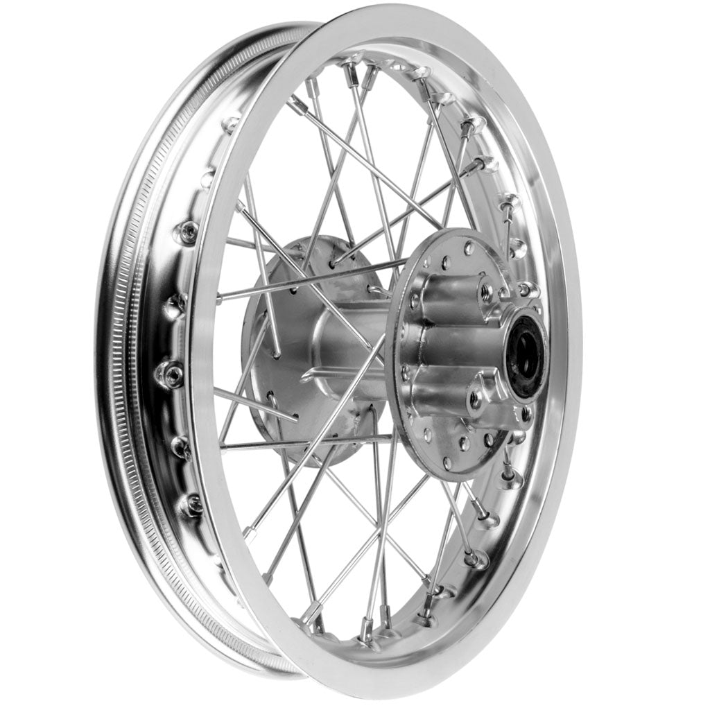 Rim Wheel - Rear - 12.0 x 1.6 Inch - 12mm ID - 32 Spokes - Dirt Bike - Version 1264 - VMC Chinese Parts