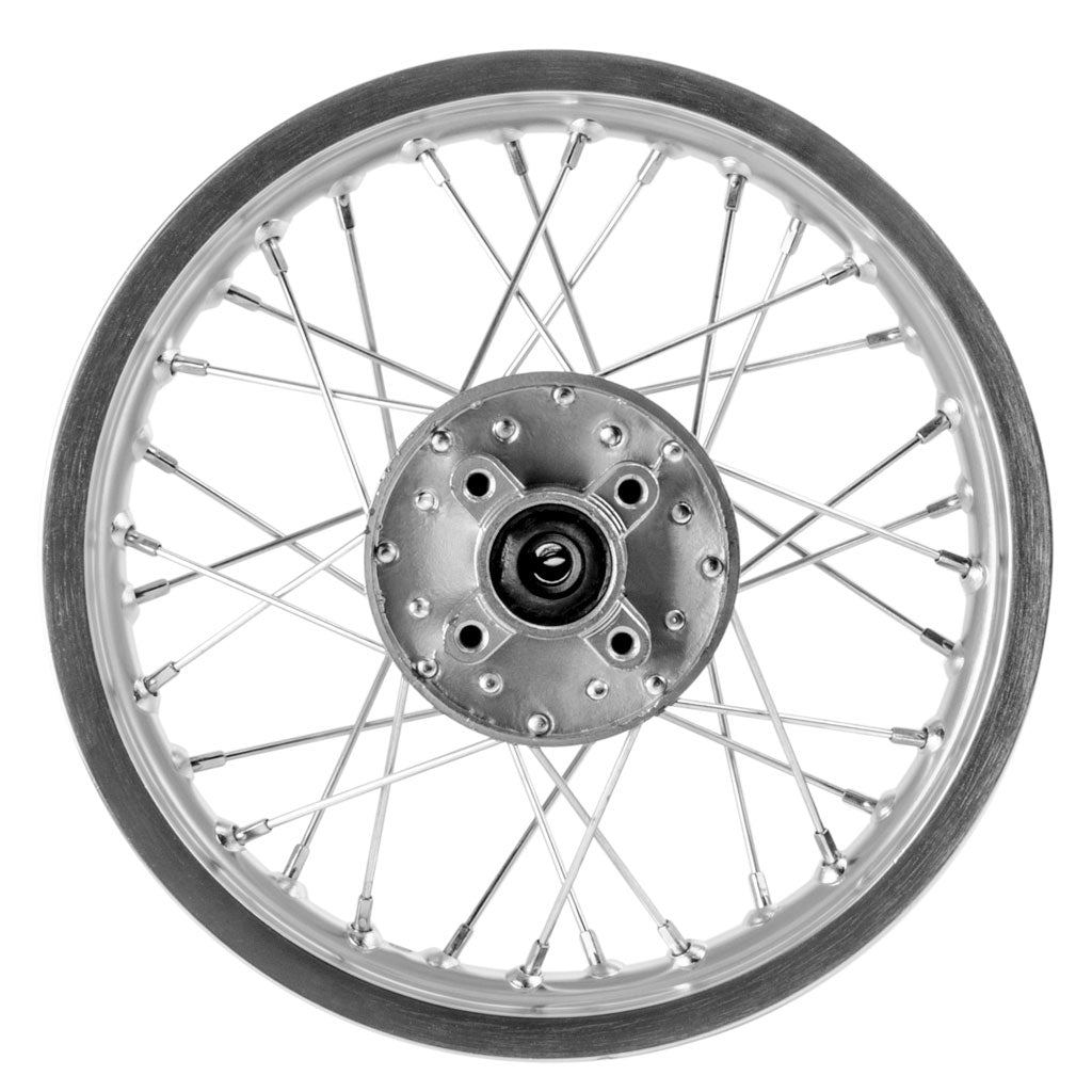 Rim Wheel - Rear - 12.0 x 1.6 Inch - 12mm ID - 32 Spokes - Dirt Bike - Version 1264 - VMC Chinese Parts