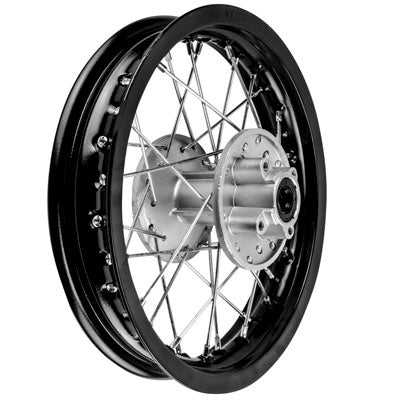 Rim Wheel - Rear - 12" x 1.85" - 12mm ID - 32 Spoke - Chinese Dirt Bike - Version 1265 - VMC Chinese Parts