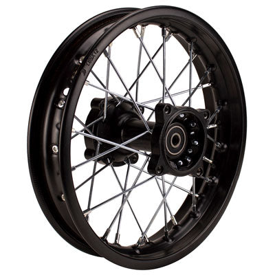 Rim Wheel - Rear - 12" x 1.85" - 12mm ID - 32 Spoke - Chinese Dirt Bike - Version 1273 - VMC Chinese Parts