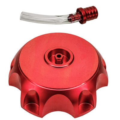 Gas Tank Cap - 50mm - Metal - RED - Version 70