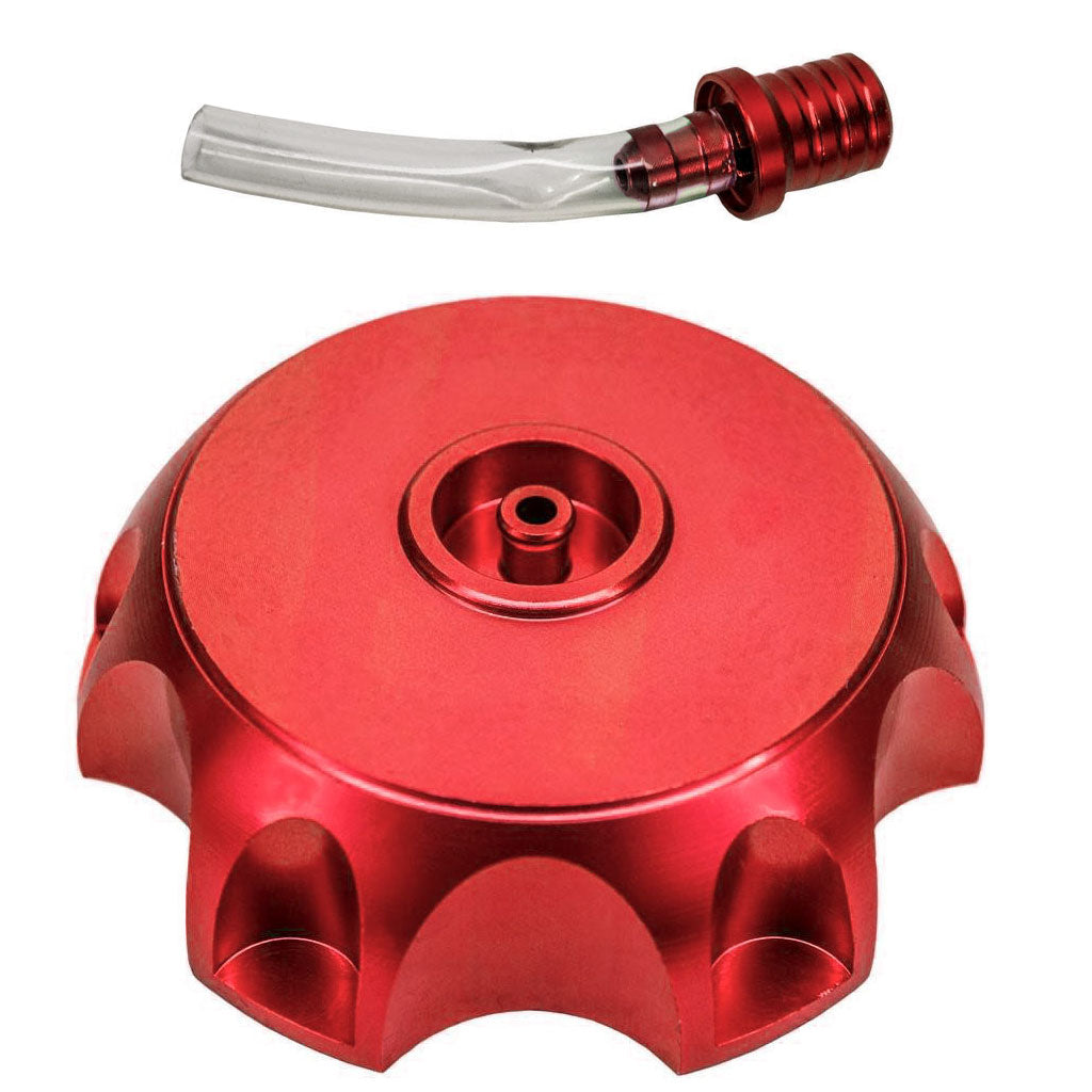 Gas Tank Cap - 50mm - Metal - RED - Version 70 - VMC Chinese Parts