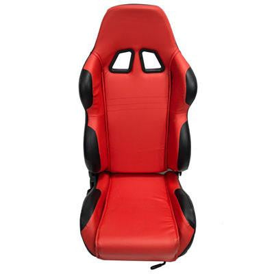 Seat for Go-Kart or Buggy 150cc - 250cc RED/BLACK - Version 6 - VMC Chinese Parts