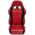 Seat for Go-Kart or Buggy RED BLACK - Version 5 - VMC Chinese Parts