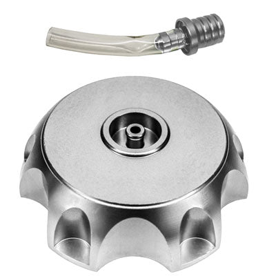 Gas Tank Cap - 50mm - Metal- SILVER - Version 70 - VMC Chinese Parts