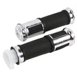 Handlebar Throttle Grips - Silver - VMC Chinese Parts