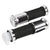 Racing Handlebar Twist Throttle Grips - Silver - Pair - VMC Chinese Parts