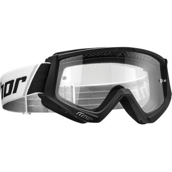 Thor Combat Youth Goggles - Black/White - [2601-2357] - VMC Chinese Parts