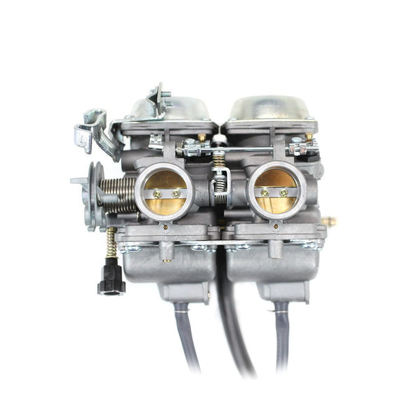 Chinese Twin Cylinder Carburetor - Cable Choke - 250cc - Version 30 - VMC Chinese Parts